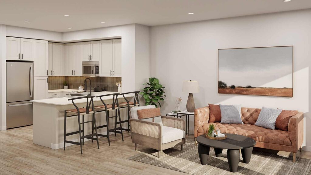 A1 living room rendering